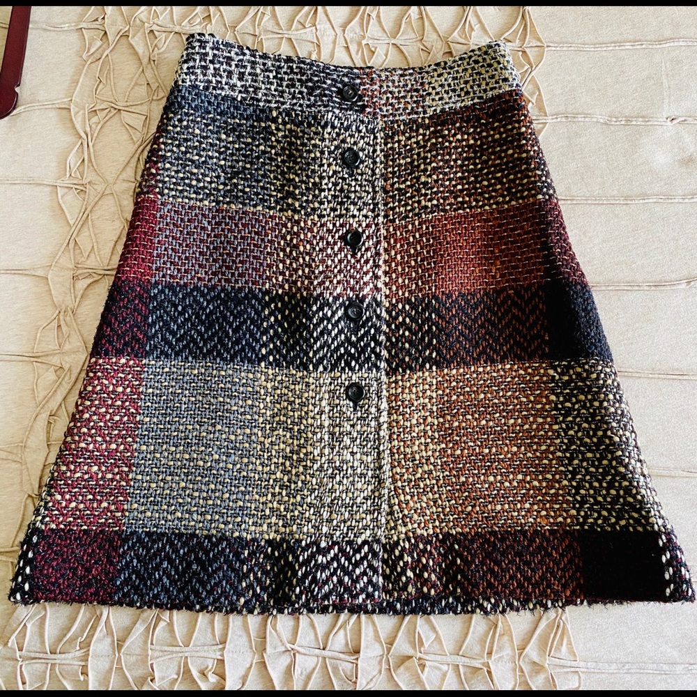 ✨RARE✨Dolce & Gabbana Boucle Plaid Check Skirt- 40